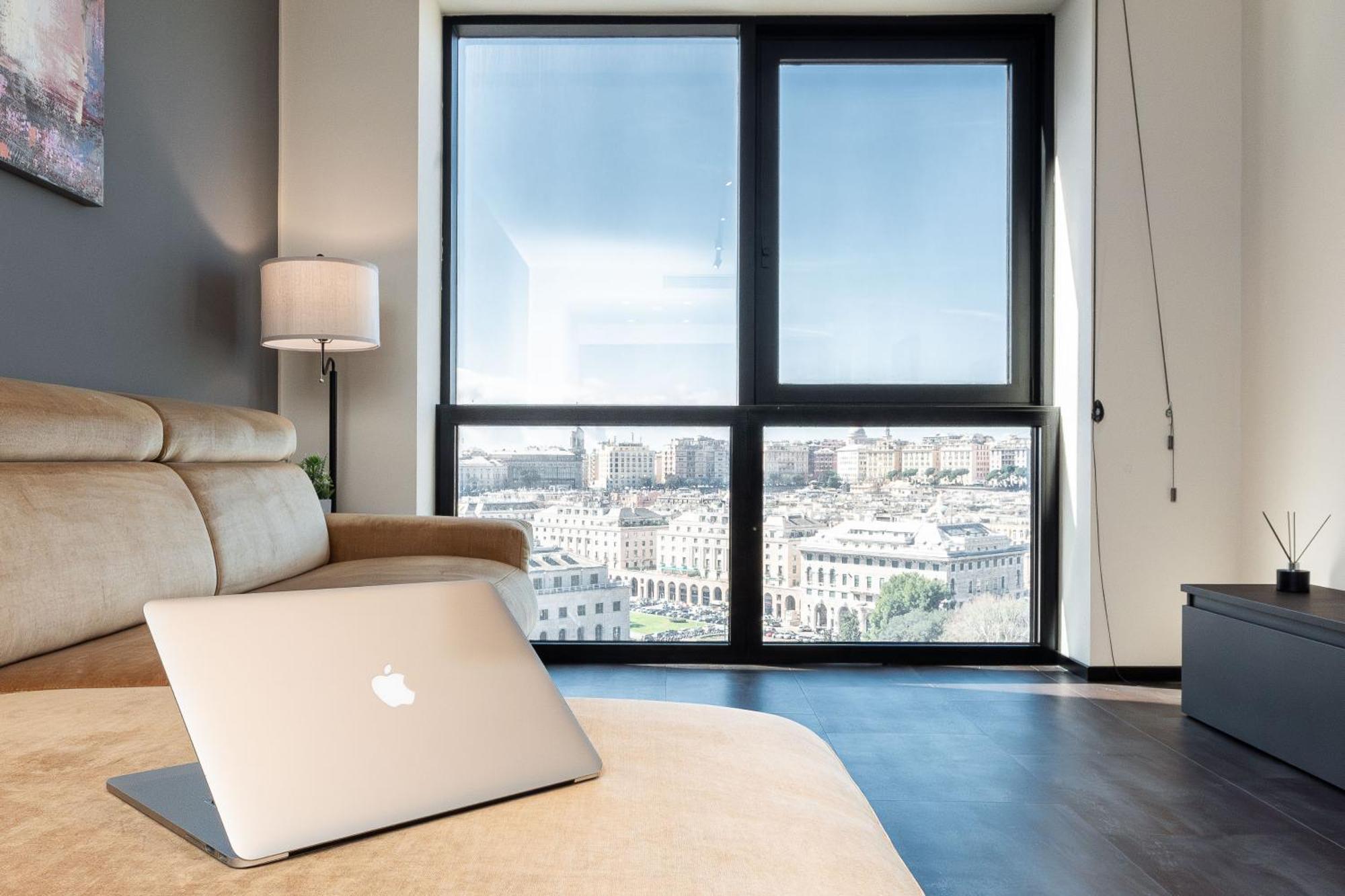 Free Parking In Luxury Suite With City View - Steps To Brignole Train Station Genua Exteriör bild