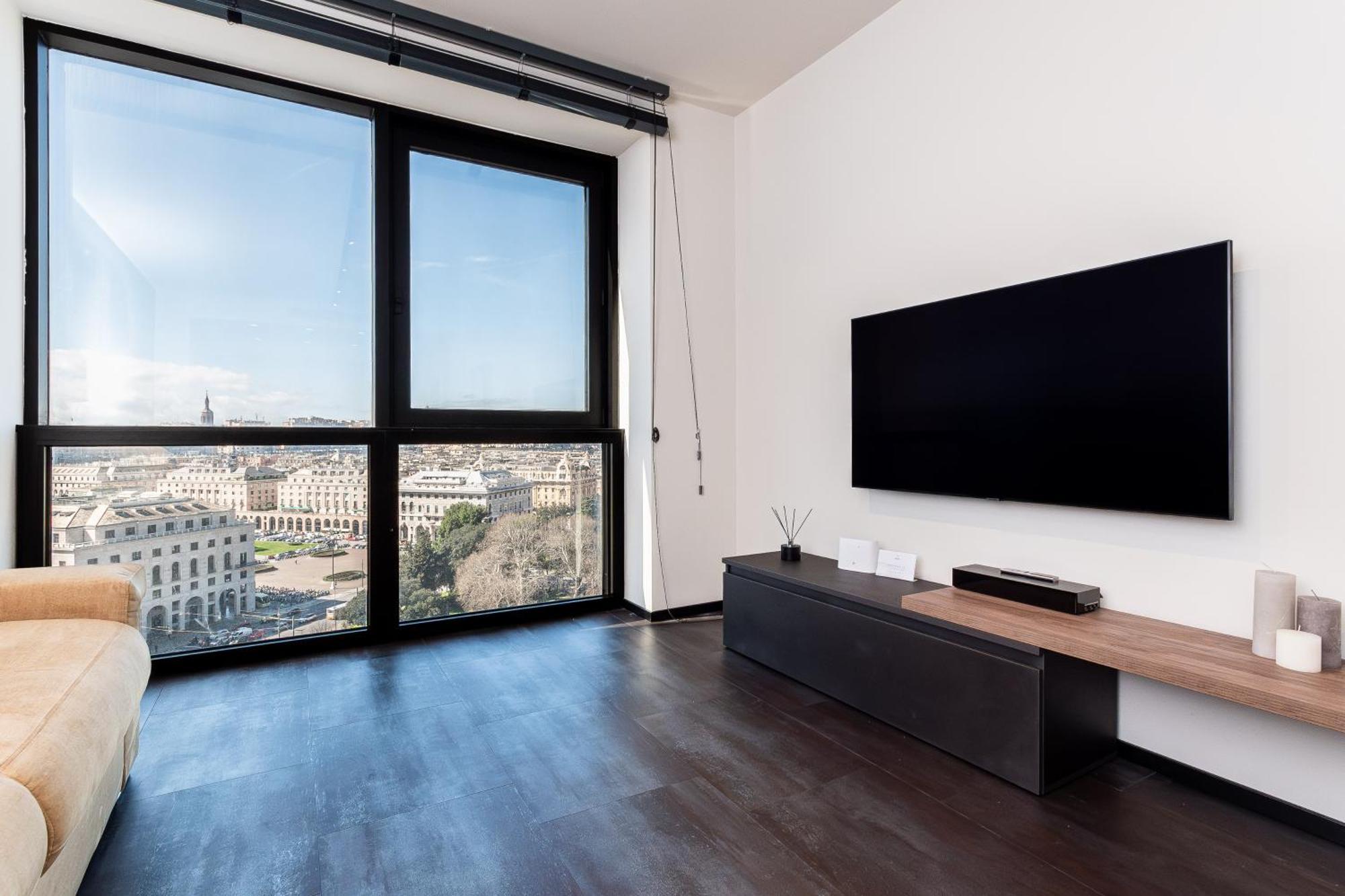 Free Parking In Luxury Suite With City View - Steps To Brignole Train Station Genua Exteriör bild